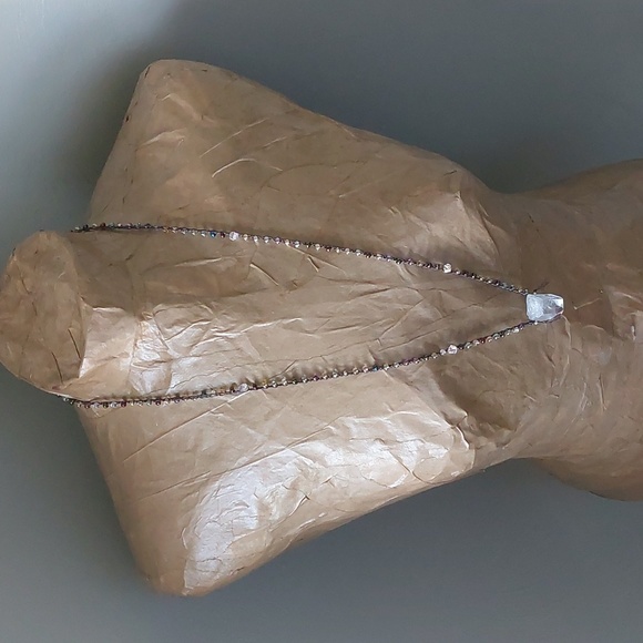Natural Quartz Crystal Necklace,  Artisan Jewelry by Rust Belt Raised, Quartz - Picture 13 of 14